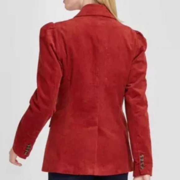 A New Day | Orange Corduroy Blazer Size 4 - Picture 11 of 11